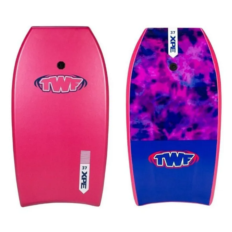 TWF XPE Pro Slickback Bodyboard with Leash 37inch Purple